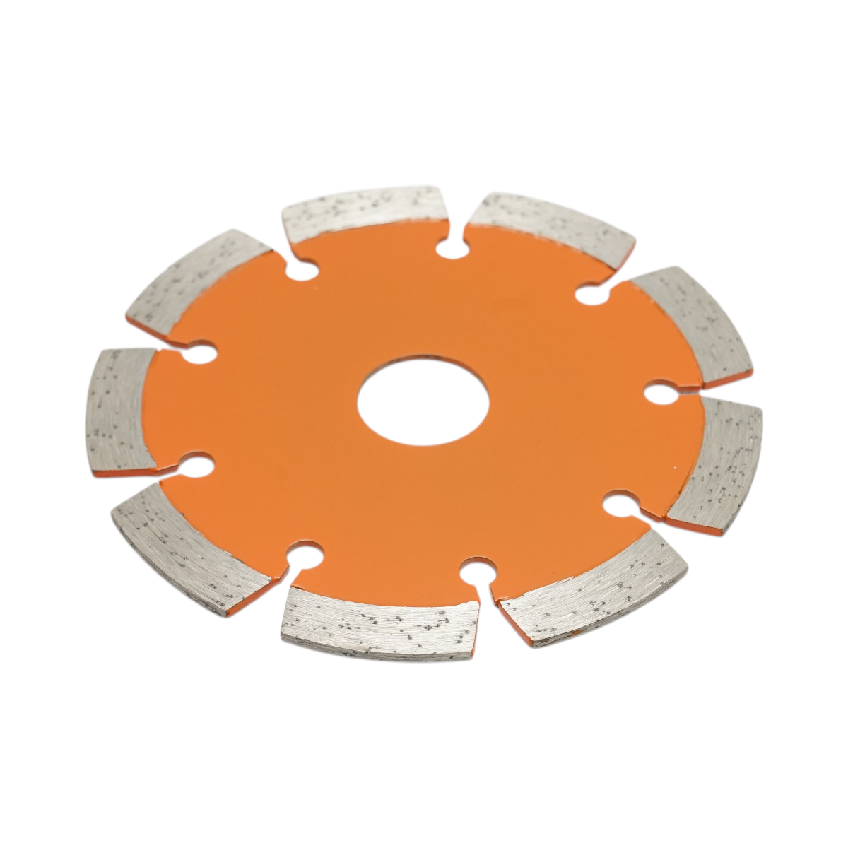 Disc diamantat segmentat Breckner Germany, 115x22.23 mm, segment 10 mm, tehnologie Laser, pentru caramida, beton, zidarie, boltari, piatra