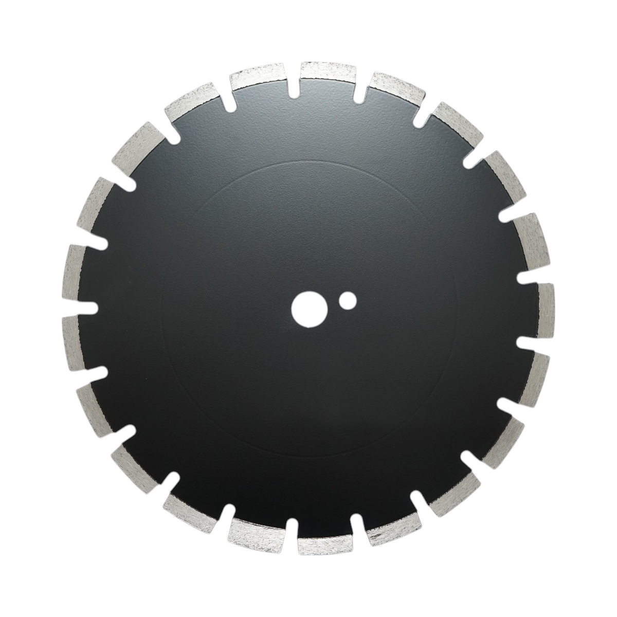 Disc diamantat segmentat Breckner Germany 350x25.4 mm, segment 12 mm, Tehnologie Laser, pentru asfalt-beton, caramida si sapa
