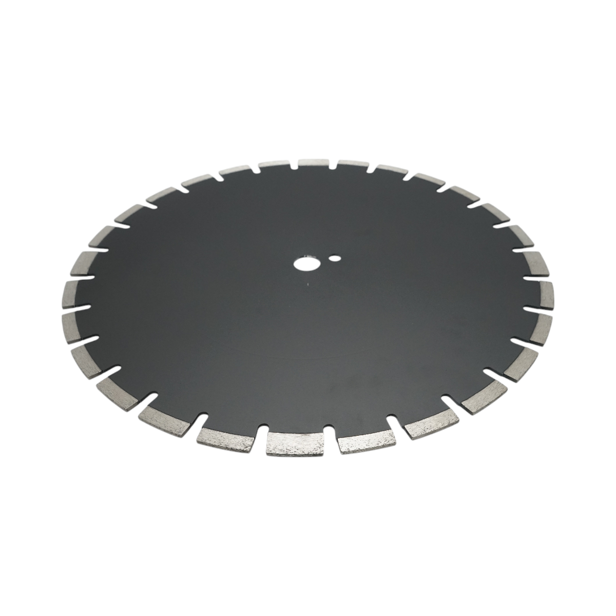 Disc diamantat segmentat Breckner Germany 450x25.4 mm, segment 12 mm, tehnologie Laser, pentru asfalt-beton, caramida, sapa
