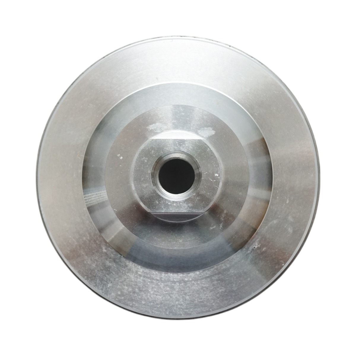Disc diamantat turbo segmentat tip cupa Breckner Germany, aluminiu, 100 mm, filet M14, grosier, aplicatie uscata, pentru slefuire granit