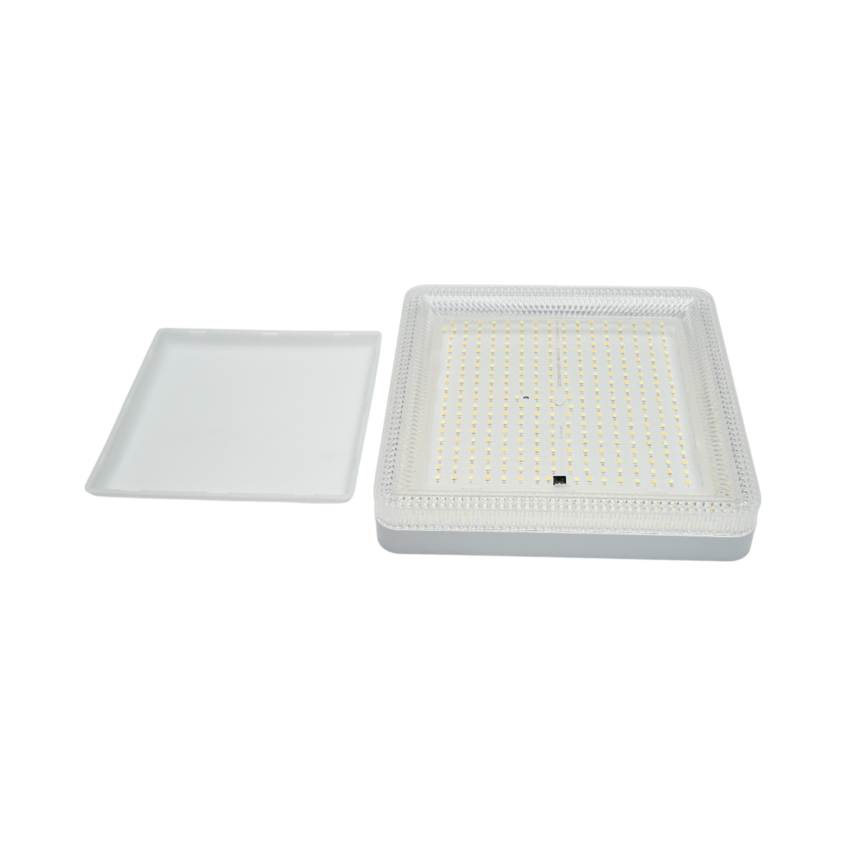 Plafoniera LED patrata 36W, 85-265V, lumina reglabila 3CCT 3000K/4000K/6500K, SMD2835, montaj aplicat, 230x230x40 mm, IP20, clasa energetica A