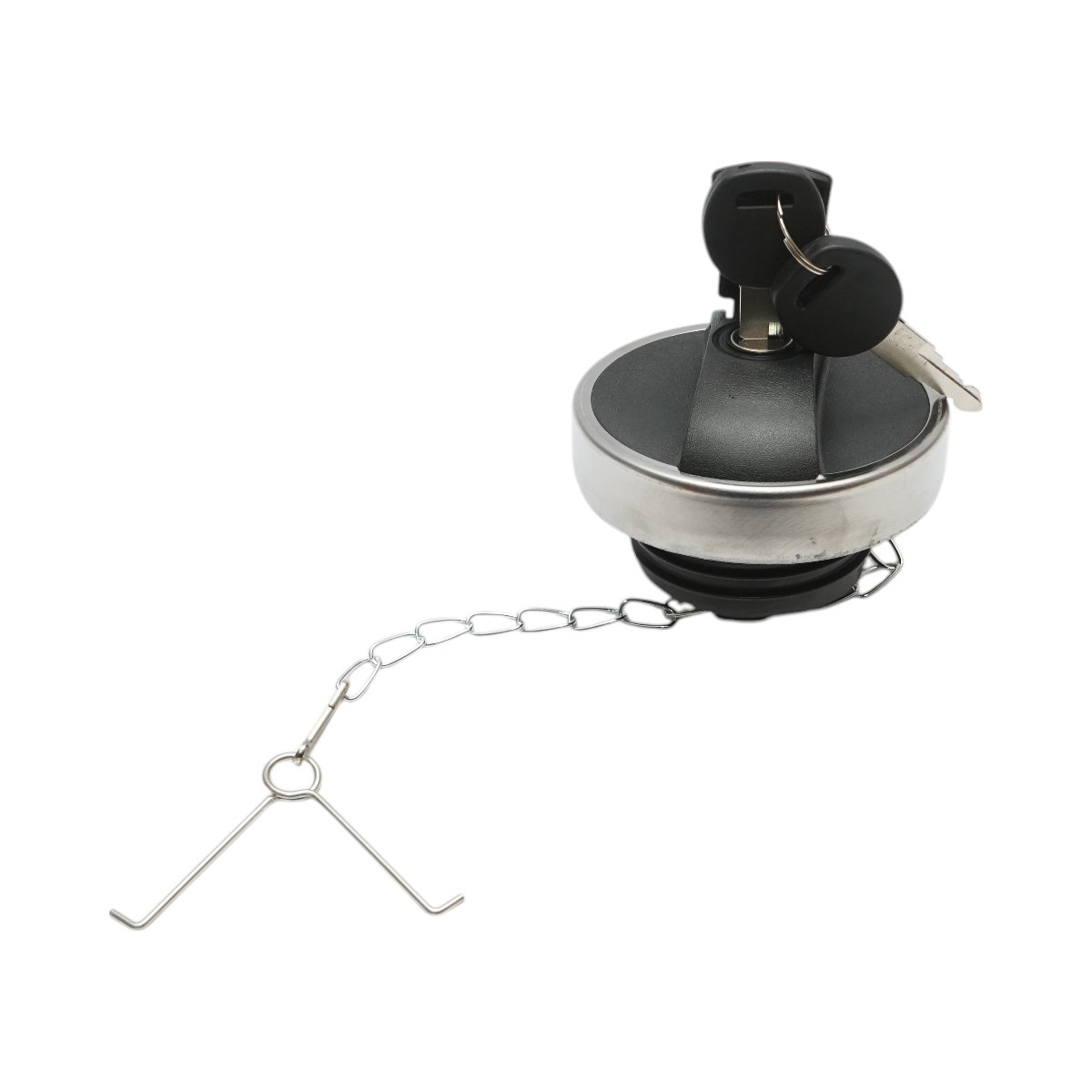 Buson rezervor combustibil universal cu 2 chei, filet 64 mm, diametru exterior 95 mm, diametru interior 90 mm