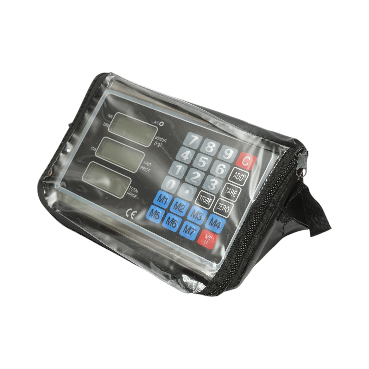 Cantar electronic de podea fara fir tip platforma 32x42 cm, capacitate 150 Kg, afisaj LCD, comunicare wireless aprox. 20 m, alimentare 220 V, baterie reincarcabila 4 V 4 Ah, platforma metal ondulat, greutate 8 Kg