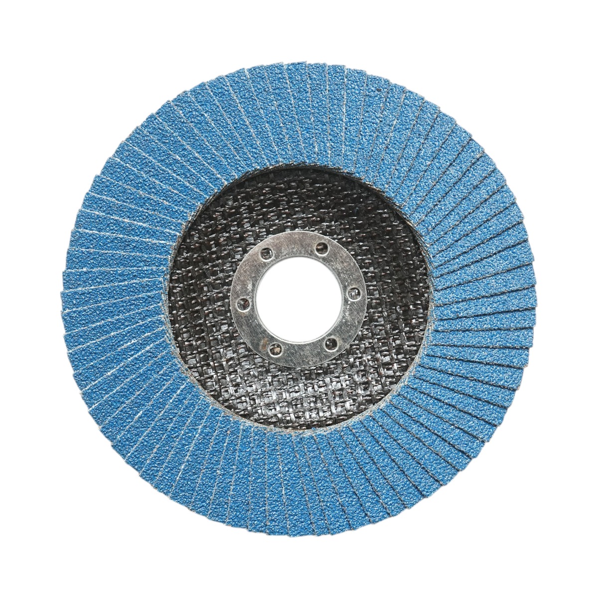 Disc lamelar abraziv cu zirconiu Breckner Germany, T27, ZA80, 125x22 mm, pentru slefuire si polizare metal si inox