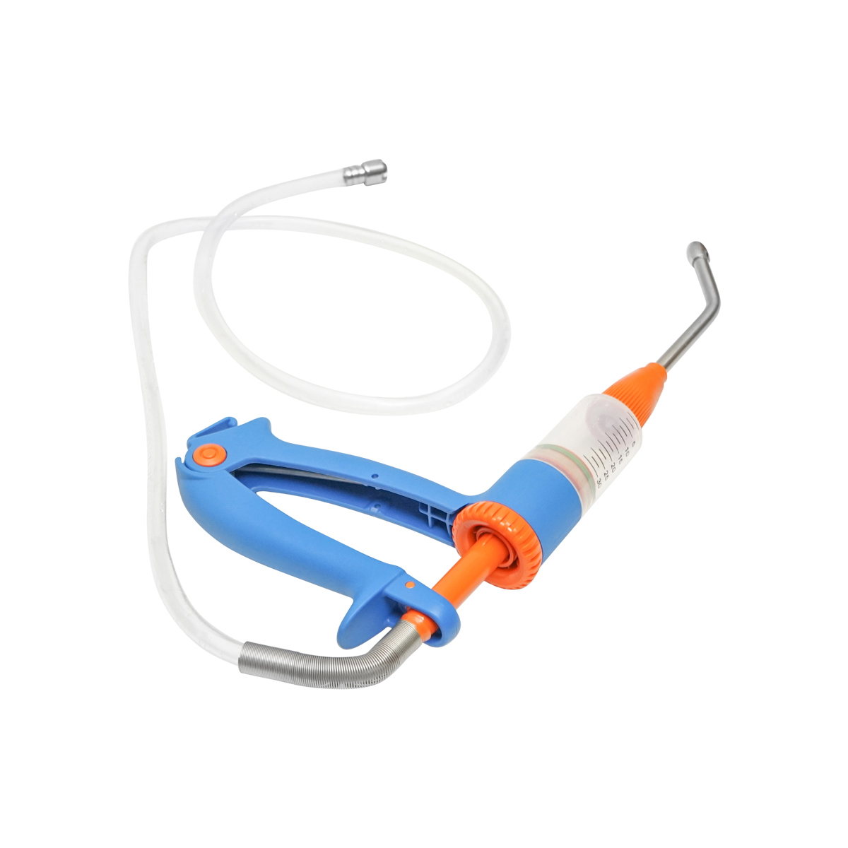 Dozator seringa automata Breckner Germany 30 ml pentru suspensii si solutii orale, Plastic + Nylon, furtun 1000 mm, cap udare 100 mm