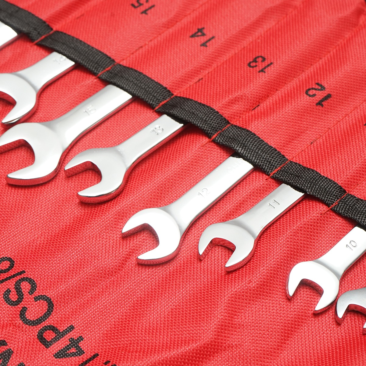 Trusa chei combinate fixe si inelare Breckner Germany, 14 piese, 8-24 mm (8, 9, 10, 11, 12, 13, 14, 15, 16, 17, 18, 19, 21, 24 mm)