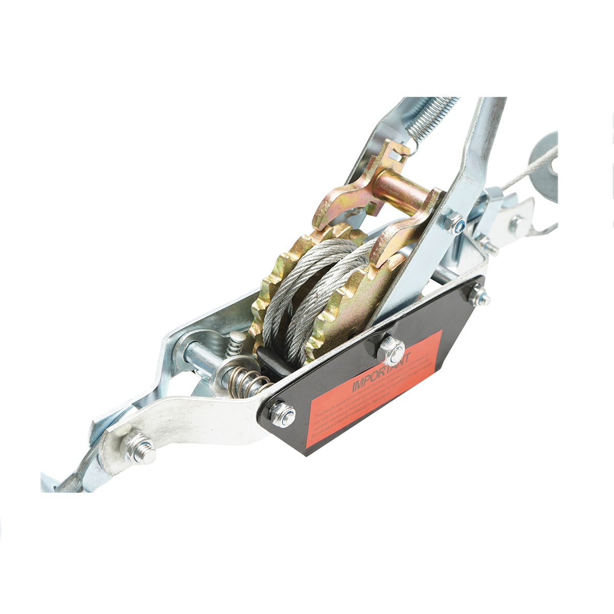 Troliu manual 2000 Kg, cablu de otel 4 mm, lungime cablu 900 mm