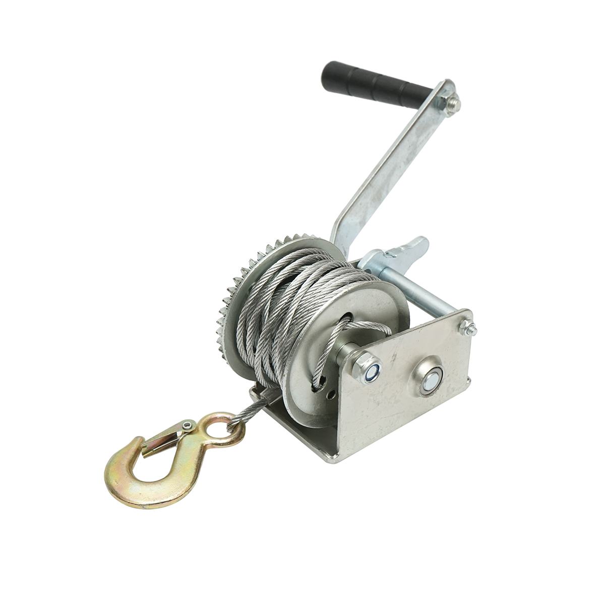 Troliu manual 350kg cu cablu otel 4mmx8m Breckner Germany