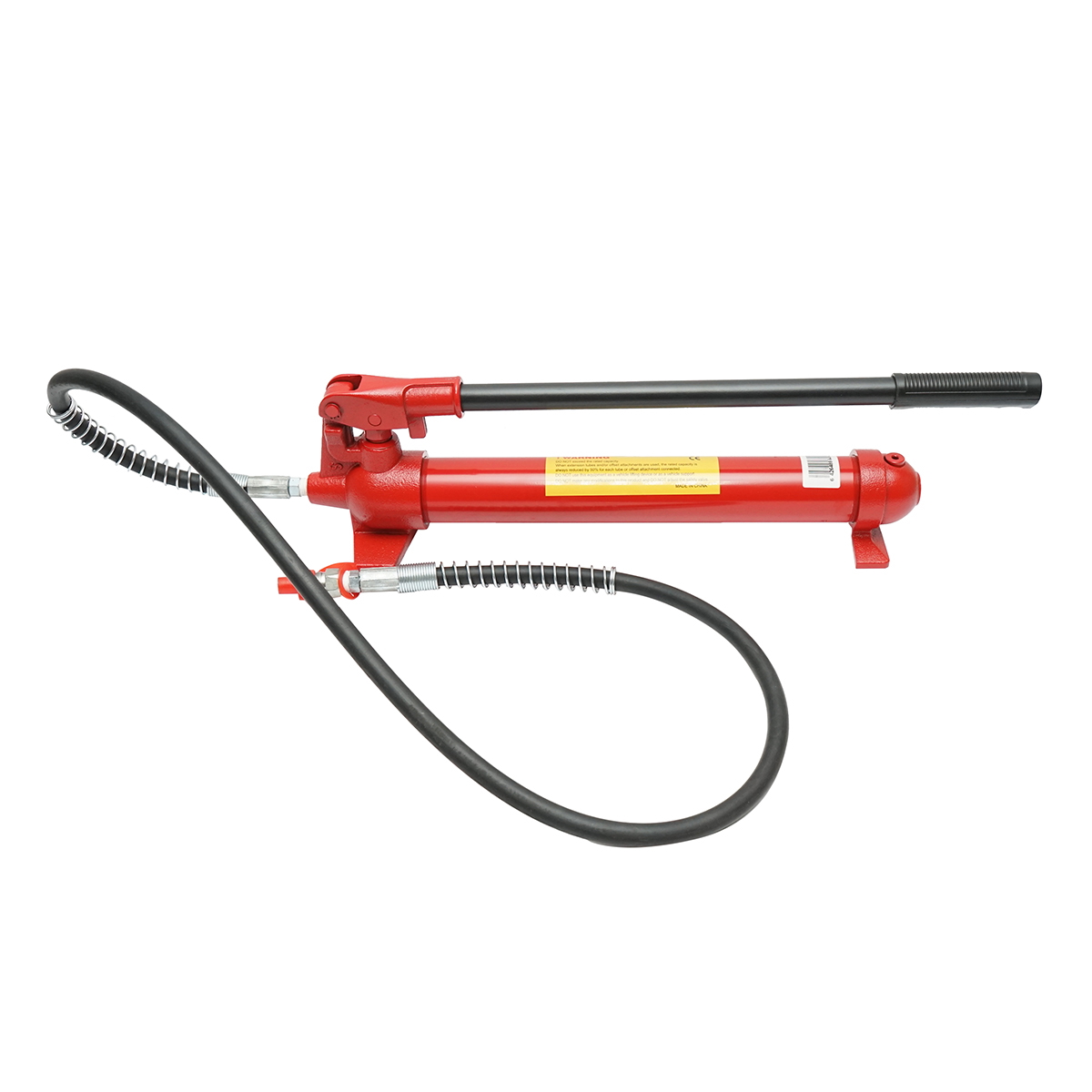 Presa hidraulica manuala pentru lucrari de tinichigerie, sarcina maxima 10T, furtun 1400 mm, diametru pompa 55 mm, diametru furtun 20 mm