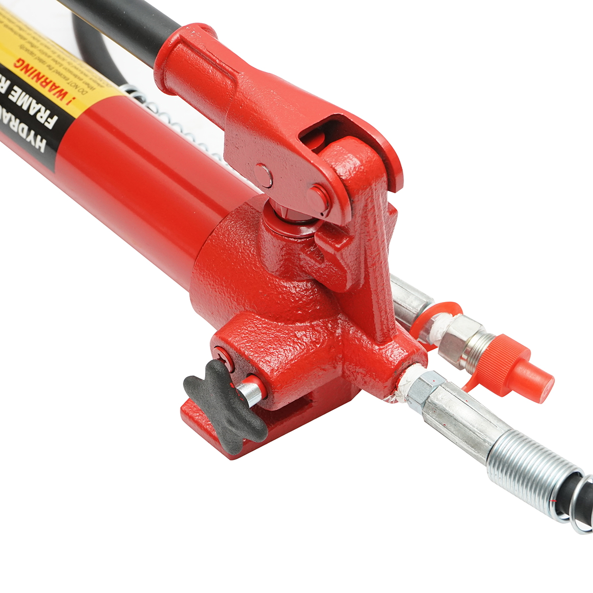 Presa hidraulica manuala pentru lucrari de tinichigerie, sarcina maxima 10T, furtun 1400 mm, diametru pompa 55 mm, diametru furtun 20 mm