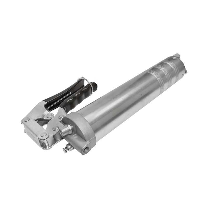 Pistol pentru gresat cu maner + tub vaselina Olipes, presiune inalta, Breckner Germany