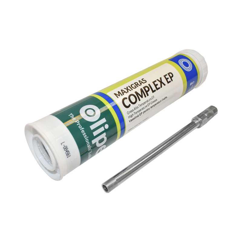 Pistol pentru gresat cu maner + tub vaselina Olipes, presiune inalta, Breckner Germany