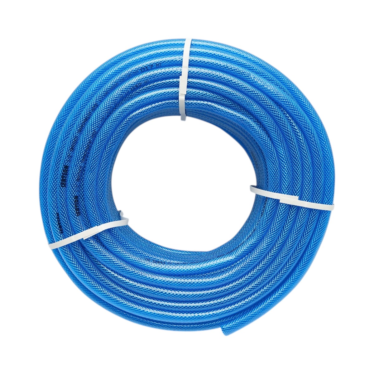 Furtun gradina PVC transparent Breckner Germany, cu insertie textila impletita, diametru interior 1/2 inch (12.7 mm), 50 m/rola, 5 kg