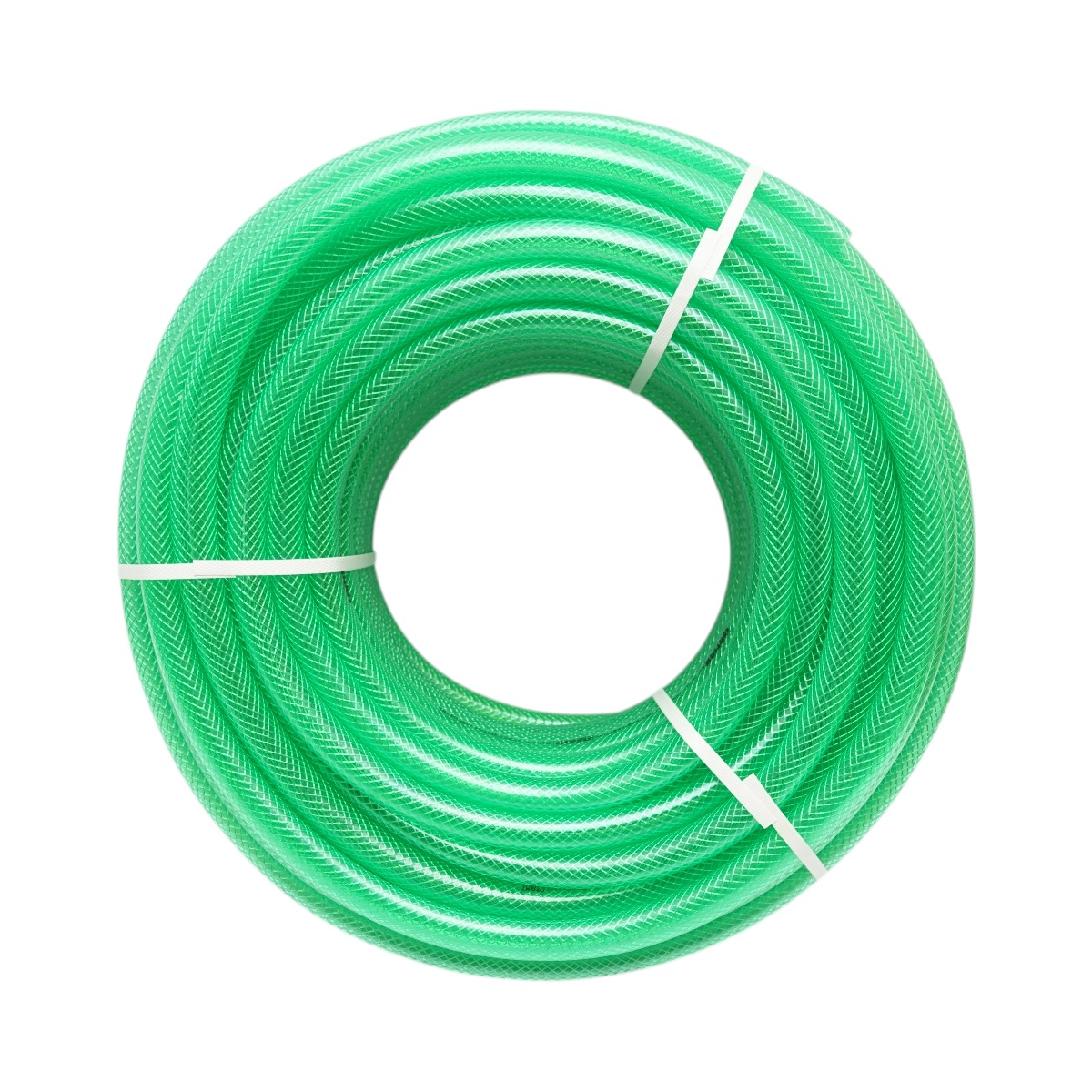 Furtun gradina PVC transparent 3/4 inch (19 mm) cu insertie textila impletita, rola 50 m, 10.3 Kg, Breckner Germany