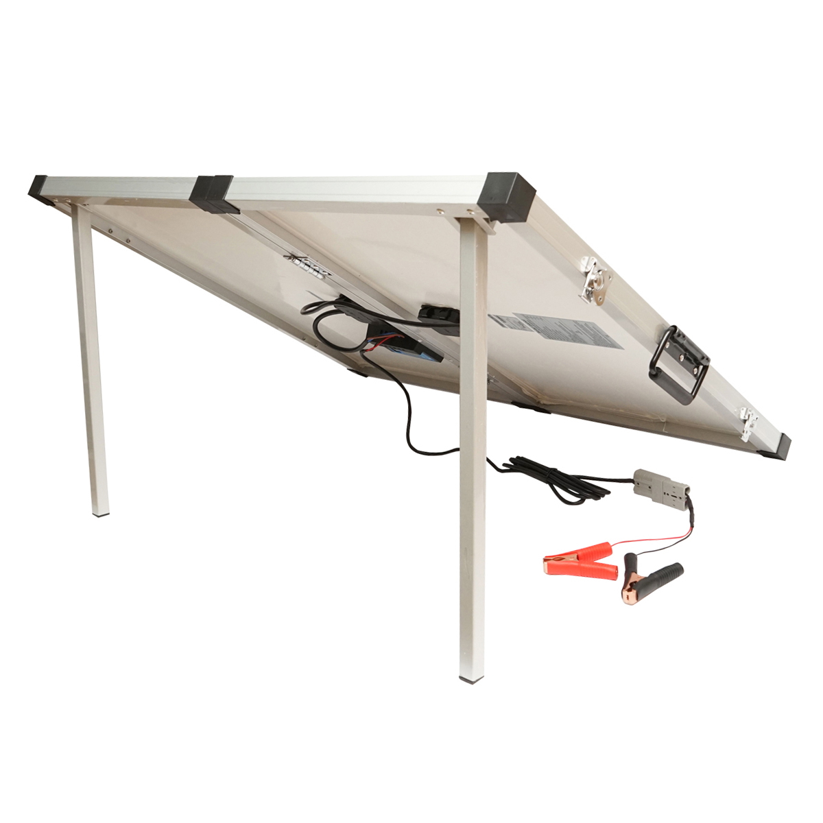 Panou solar 120W fotovoltaic monocristalin tip valiza cu regulator de tensiune 12/24V 20Ah 2 USB-uri Breckner Germany