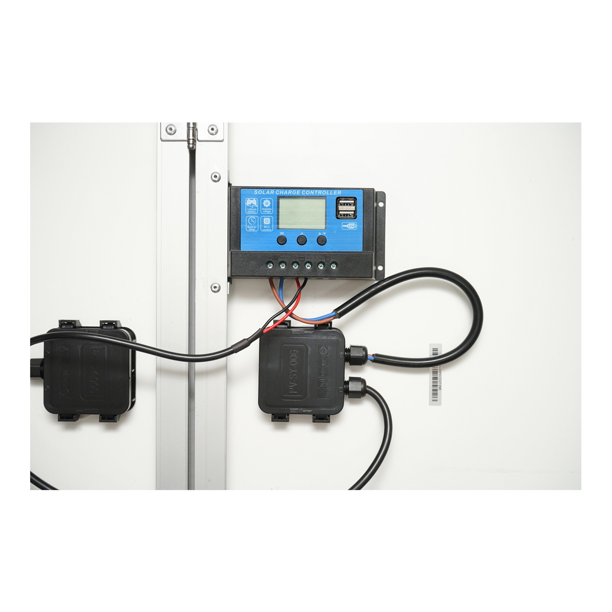 Panou solar 120W fotovoltaic monocristalin tip valiza cu regulator de tensiune 12/24V 20Ah 2 USB-uri Breckner Germany