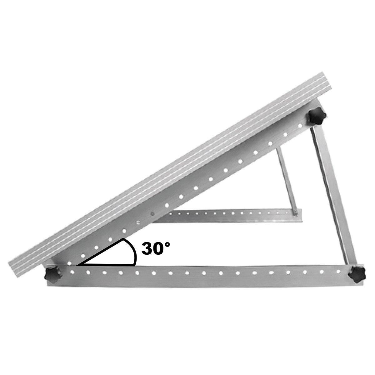 Set suporti tip triunghi pentru prindere panouri solare fotovoltaice 450W cu unghi reglabil Breckner Germany