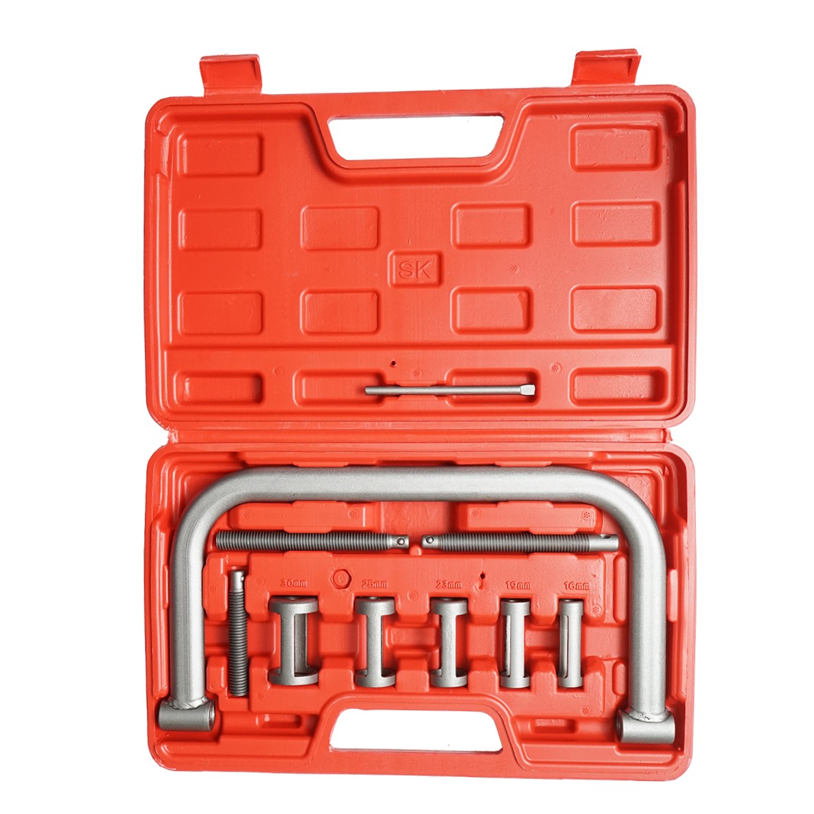 Presa arcuri supapa Breckner Germany pentru masini si motociclete, adaptoare 16-19-23-25-30 mm, distantiere 2