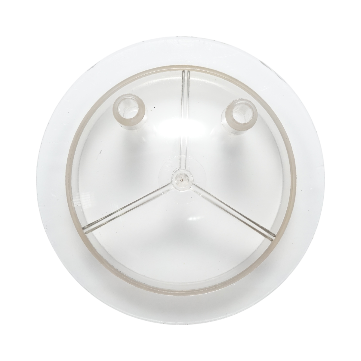 Capac transparent bidon 30L cu 2 iesiri pentru aparat de muls vaci Breckner Germany