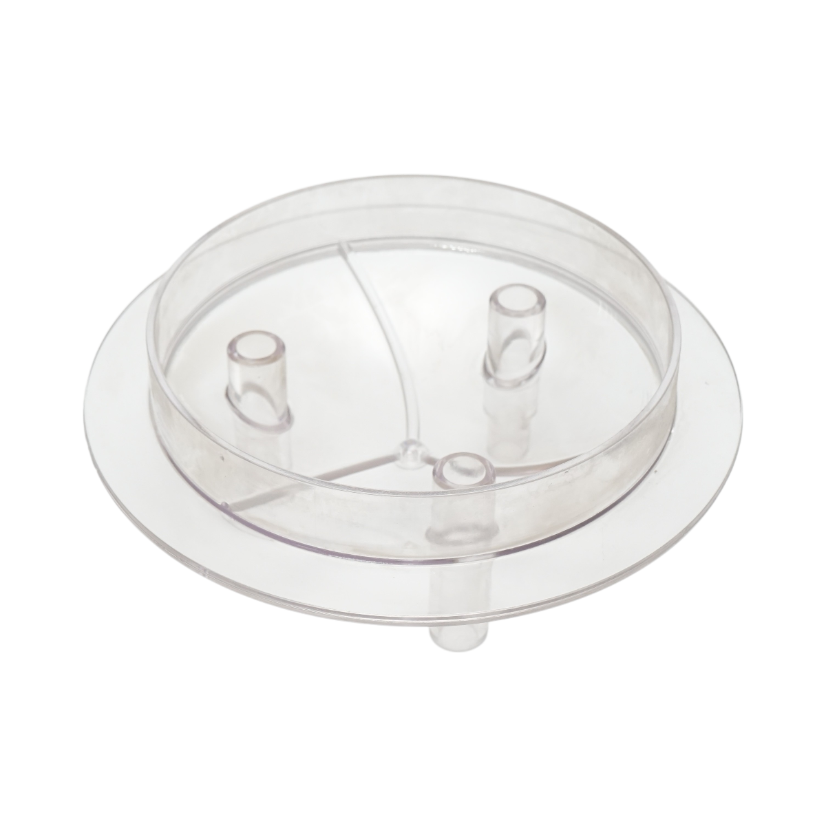 Capac plat bidon 30L cu 3 iesiri pentru aparat de muls vaci, Breckner Germany