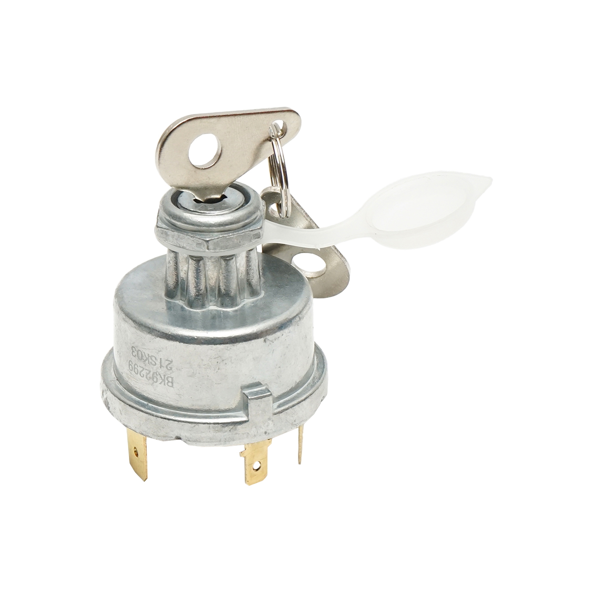 Contact pornire cu cheie 12V, fi 54mm, protectie apa, filet de prindere fi 16mm, 6 pini pentru Tractor Forestier, Perkins, Case, Massey Ferguson