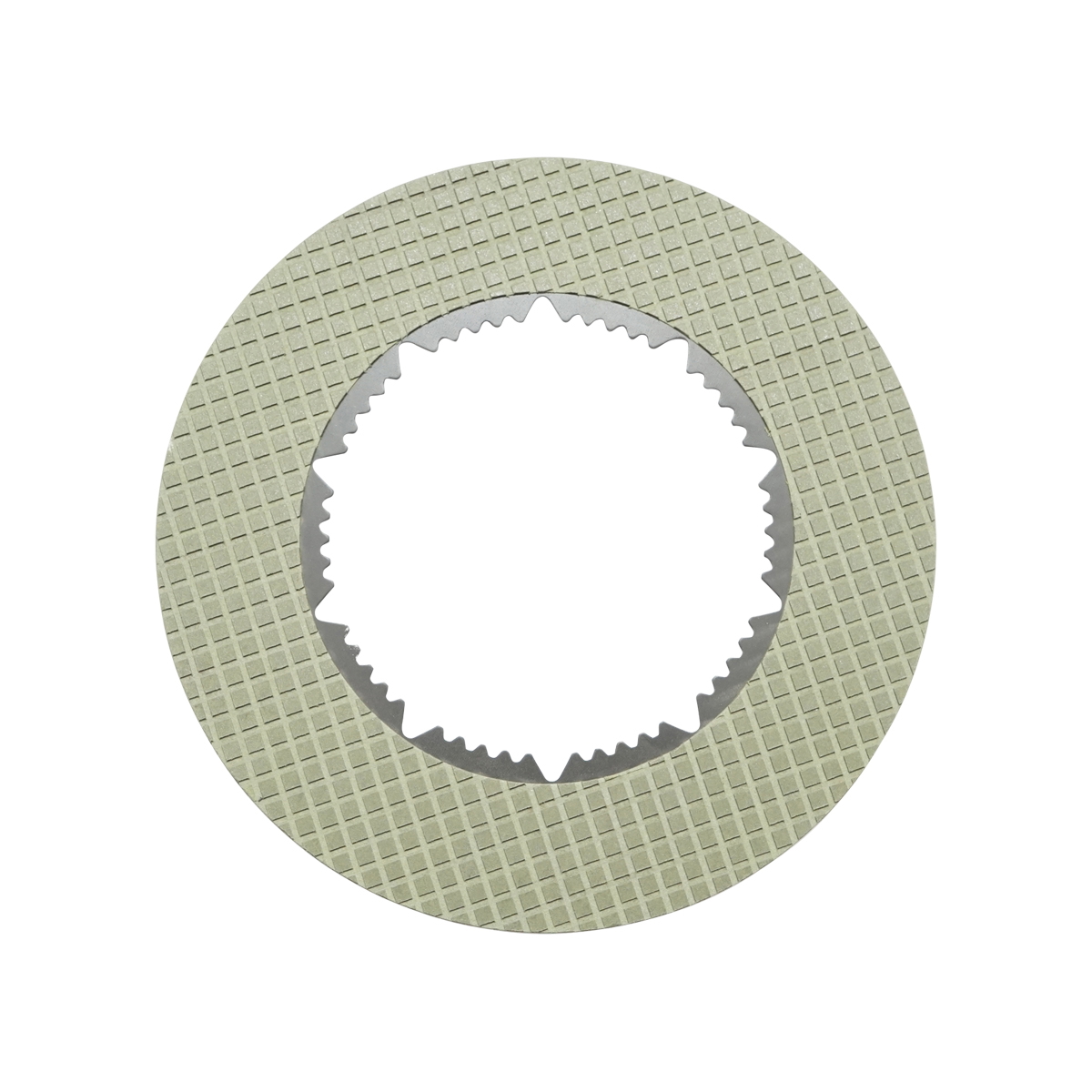 Disc frictiune John Deere OEM RE35512 RE321692, pentru modele 6010-7810, diametru interior 125 mm, diametru exterior 225 mm, grosime 3,6 mm, 50 caneluri