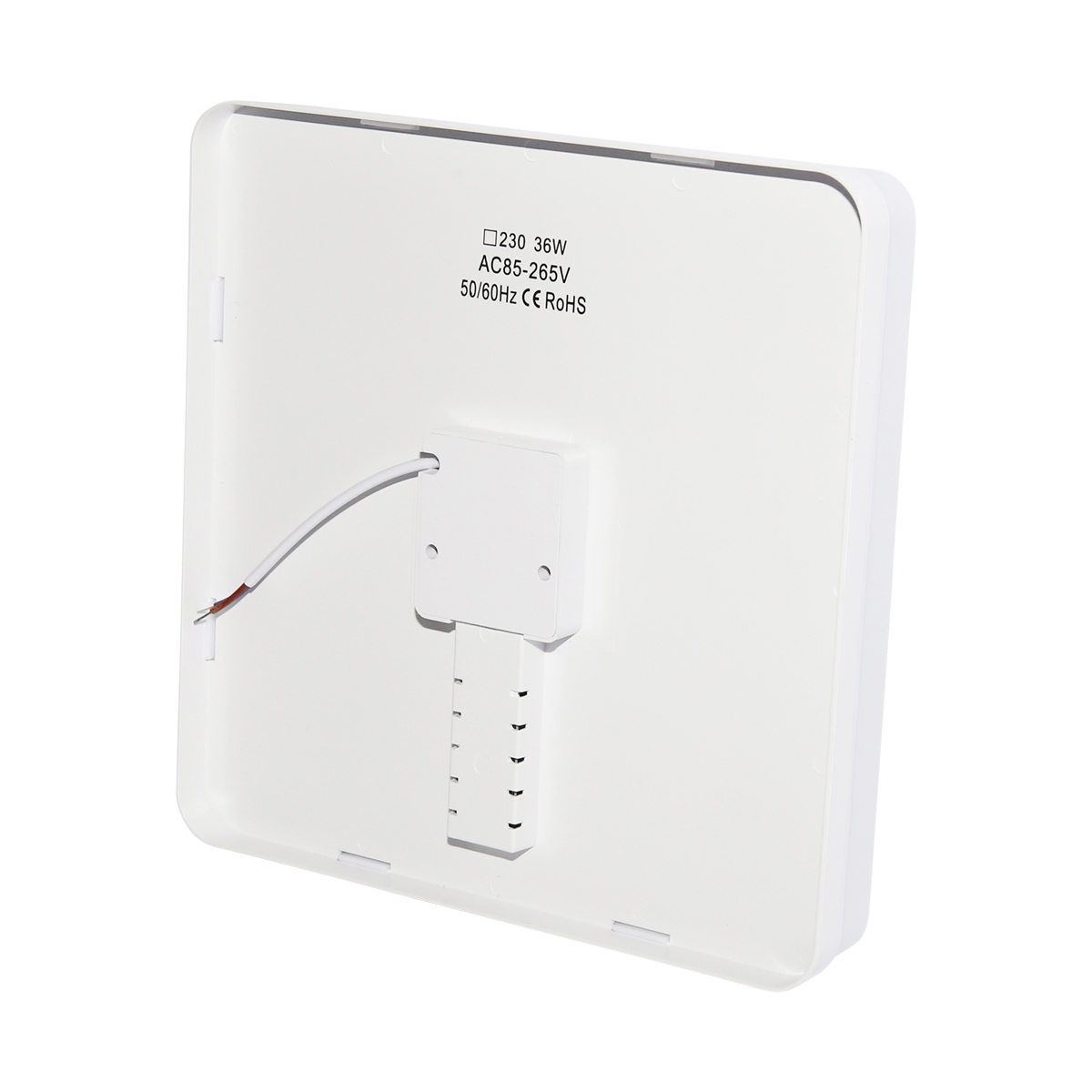 Plafoniera/Aplica LED patrata Breckner Germany 36W, 220V (85-265V), 230x230x36 mm, 6500K, IP20, 90 lm/W, montaj aplicat