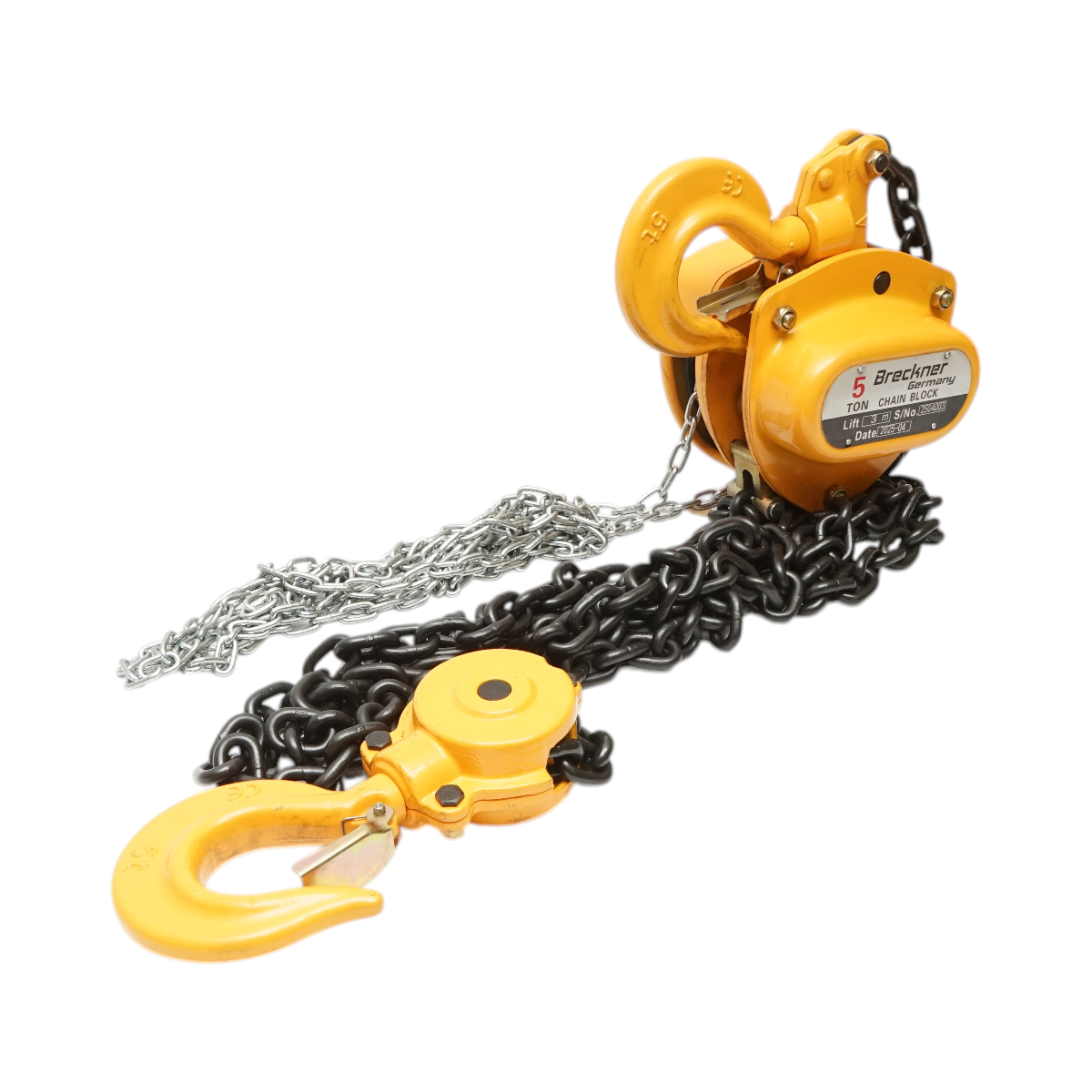 Palan manual cu lant Breckner Germany, sarcina maxima 5000 kg, lungime lant 3 m