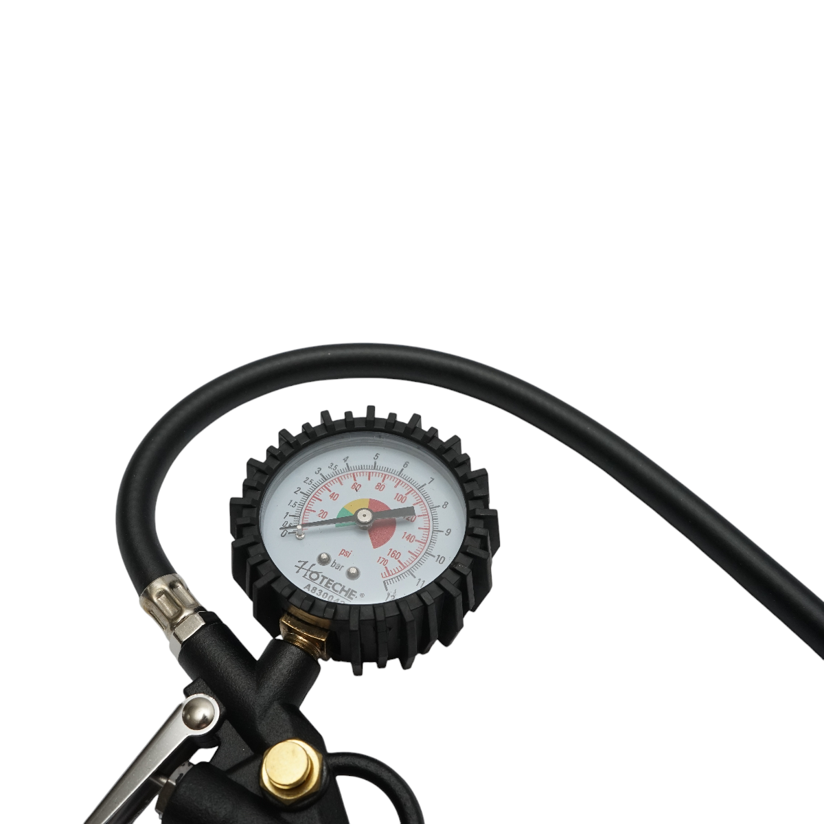 Pistol umflat roti cu furtun si MANOMETRU MECANIC 0-12 bar, Brand Hoteche