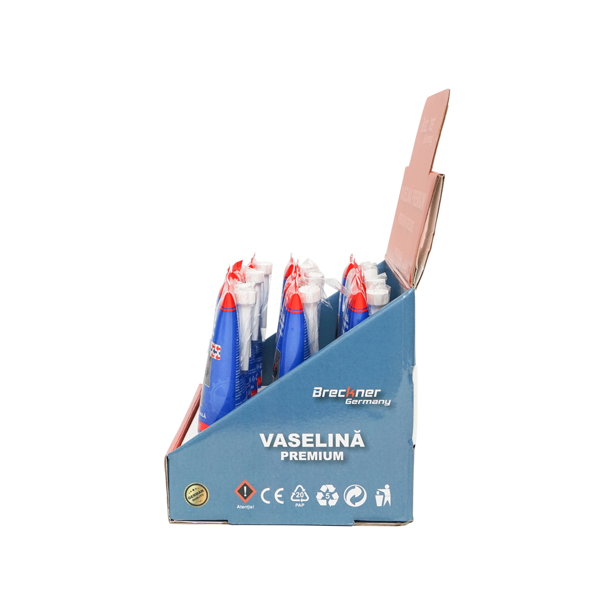 Set stand cu 12 tuburi 100g vaselina premium universala Breckner Germany
