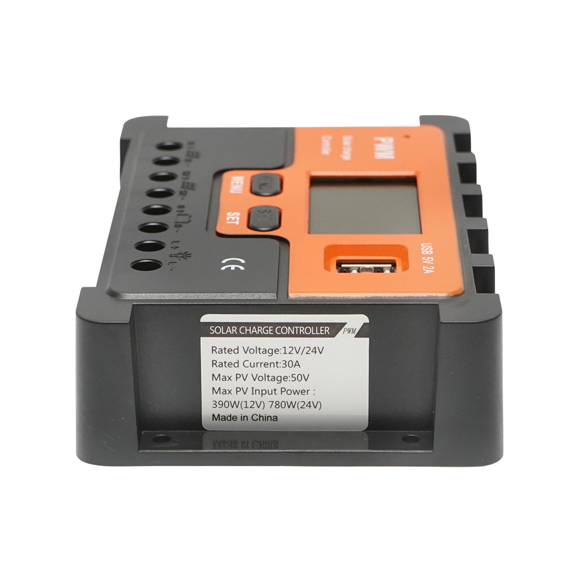 Regulator tensiune pentru panou solar 30A 12V/24V 2X port USB 5V/2A Breckner Germany