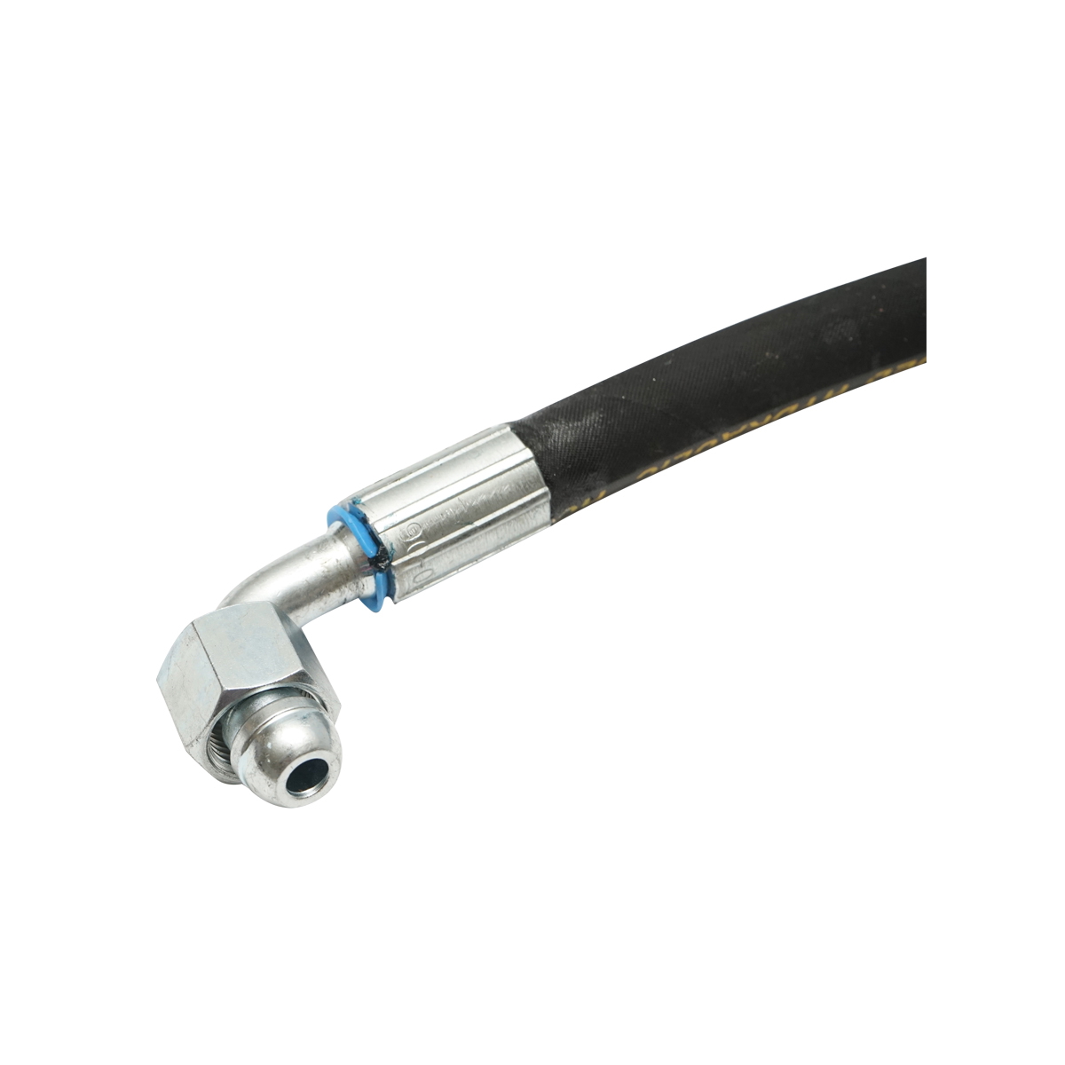 Furtun presiune DN10 1000 mm sertizat cu armaturi, racord M20x1,5 90 grade - M20x1,5 drept, Breckner Germany