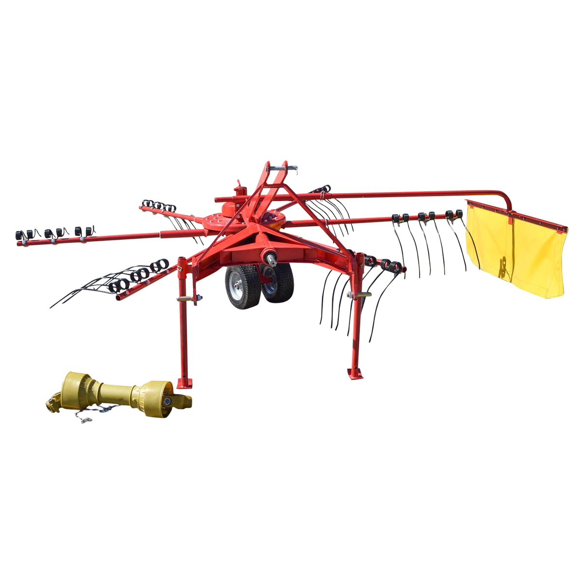 Grebla rotativa tip paianjen latime de lucru 2,80m, putere necesara 20-80CP cu 6 brate, 280Kg Konig Traktoren