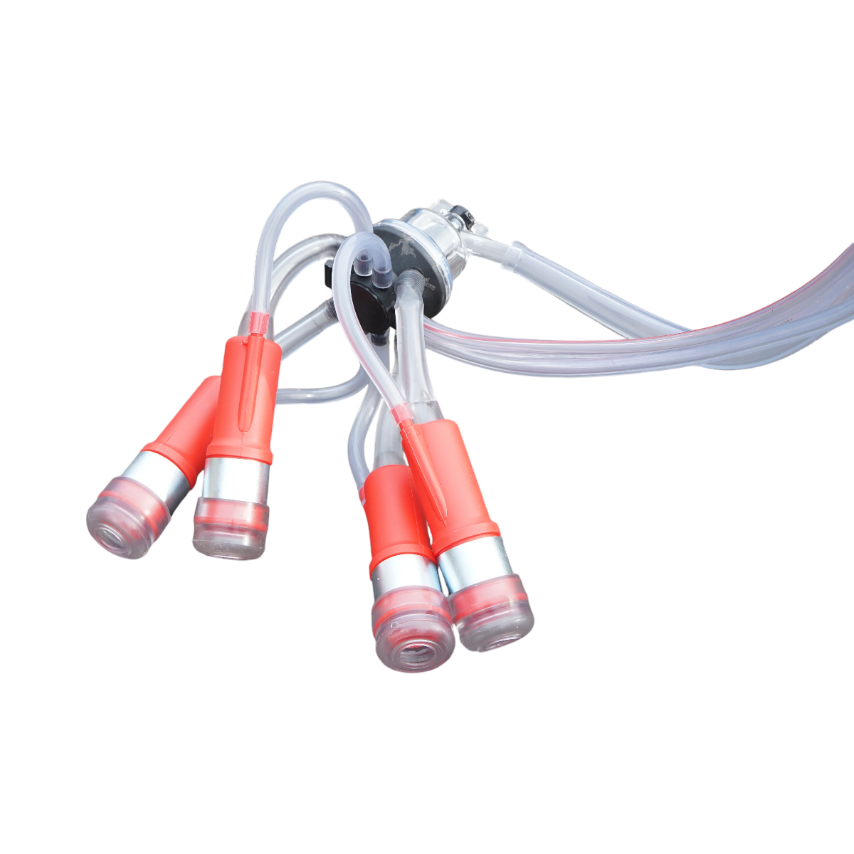 Aparat de muls vaci 2 posturi, cupa aluminiu 40L, pompa uscata Breckner Germany 0.55kW, 180-200 L/min, rezervor vid 18L, 220/110V