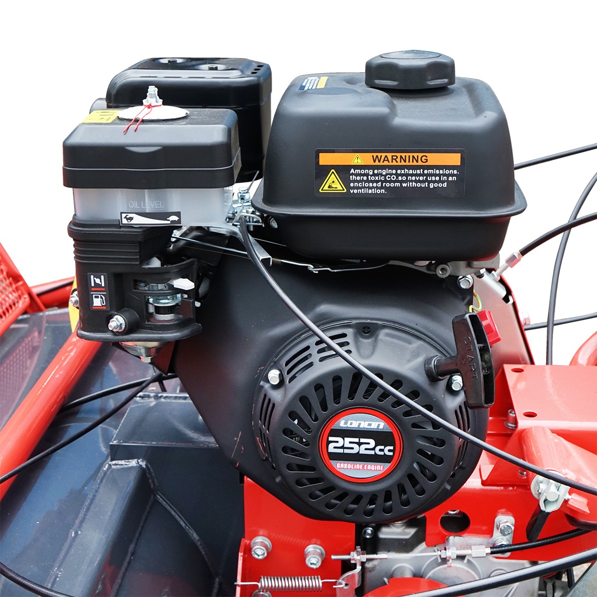 Tocatoare cu motor Loncin 8CP 252cc, latime de lucru 600mm, 178Kg Breckner Germany