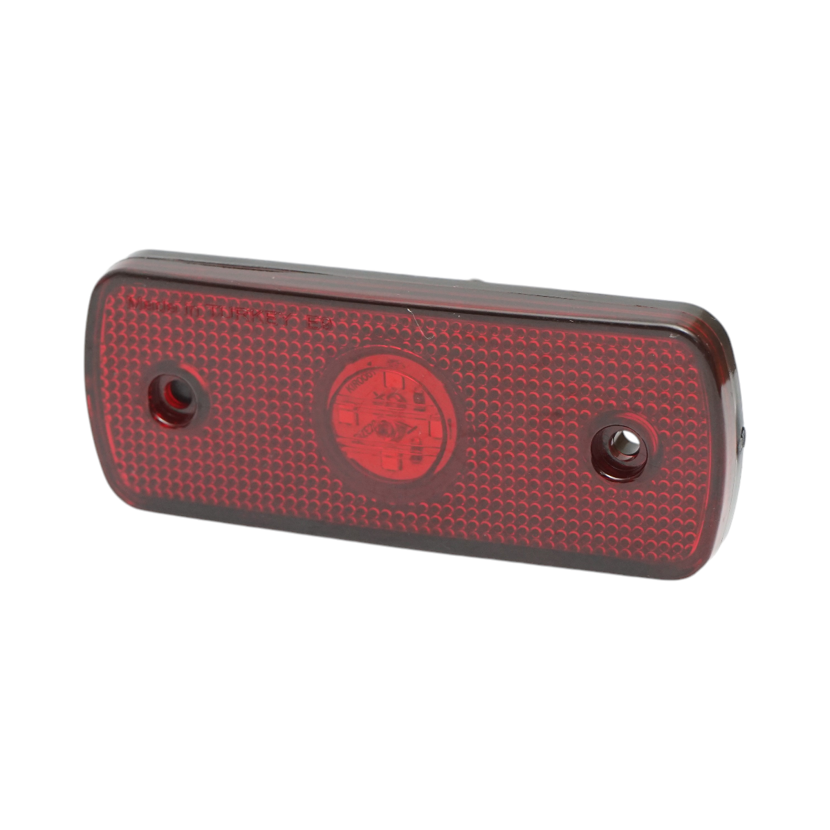 Lampa gabarit laterala slim LED Breckner Germany, 12-24 V, rosie, 108x43.5x12 mm, distanta intre suruburi 75 mm