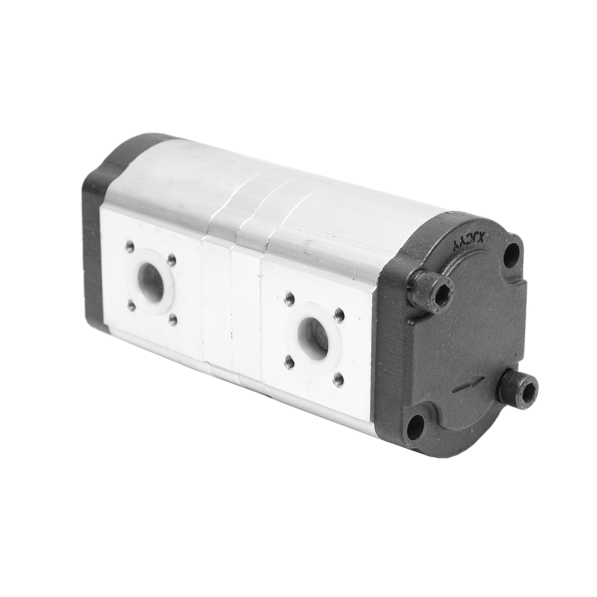 Pompa hidraulica DUBLA Case, Deutz-Fahr, Fendt si Steyr, rotatie stanga, 6+11 cm3, 0510665382, 4 orificii, ax conic 1:5, 250-290 bar, 600-3000 r/min