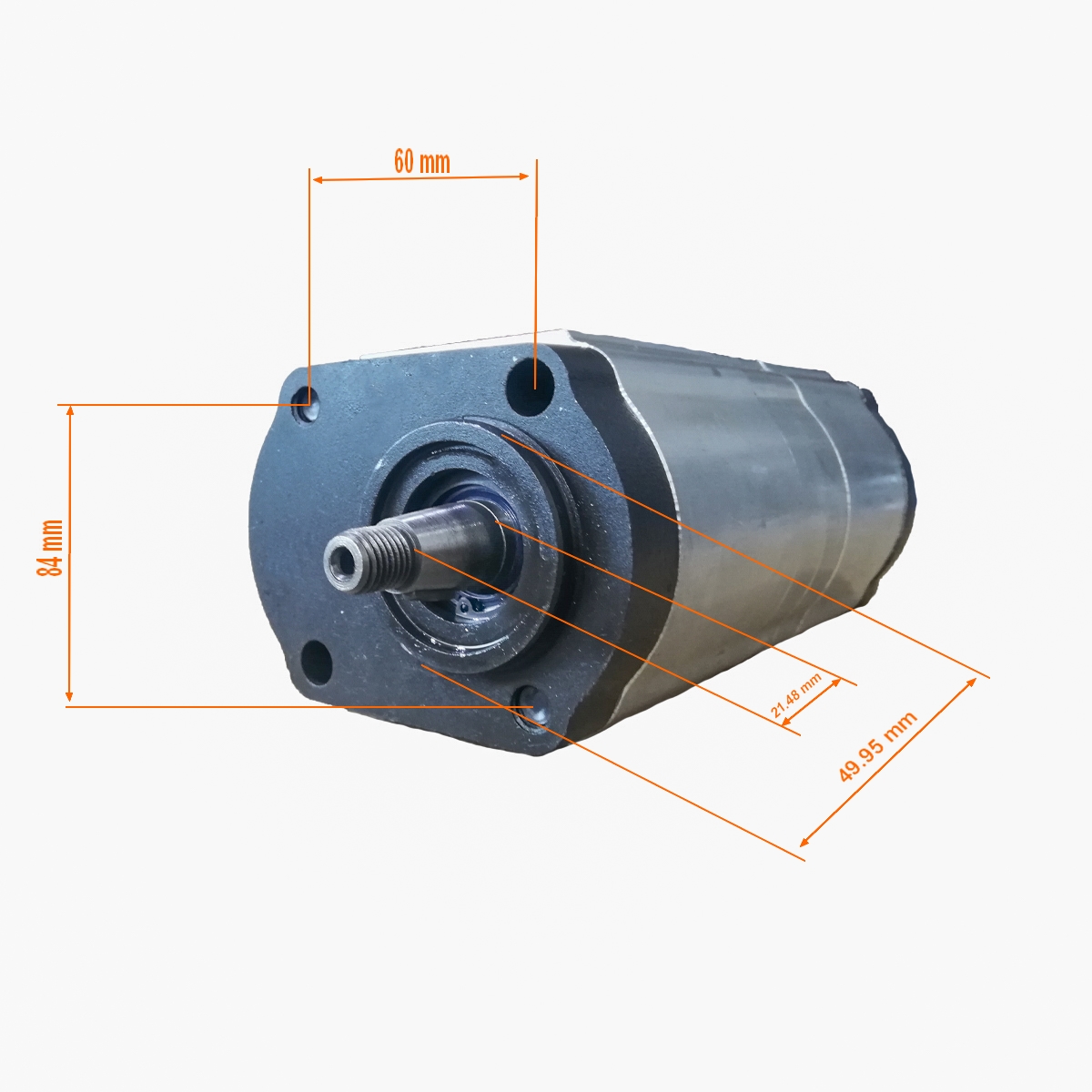 Pompa hidraulica DUBLA Case, Deutz-Fahr, Fendt si Steyr, rotatie stanga, 6+11 cm3, 0510665382, 4 orificii, ax conic 1:5, 250-290 bar, 600-3000 r/min
