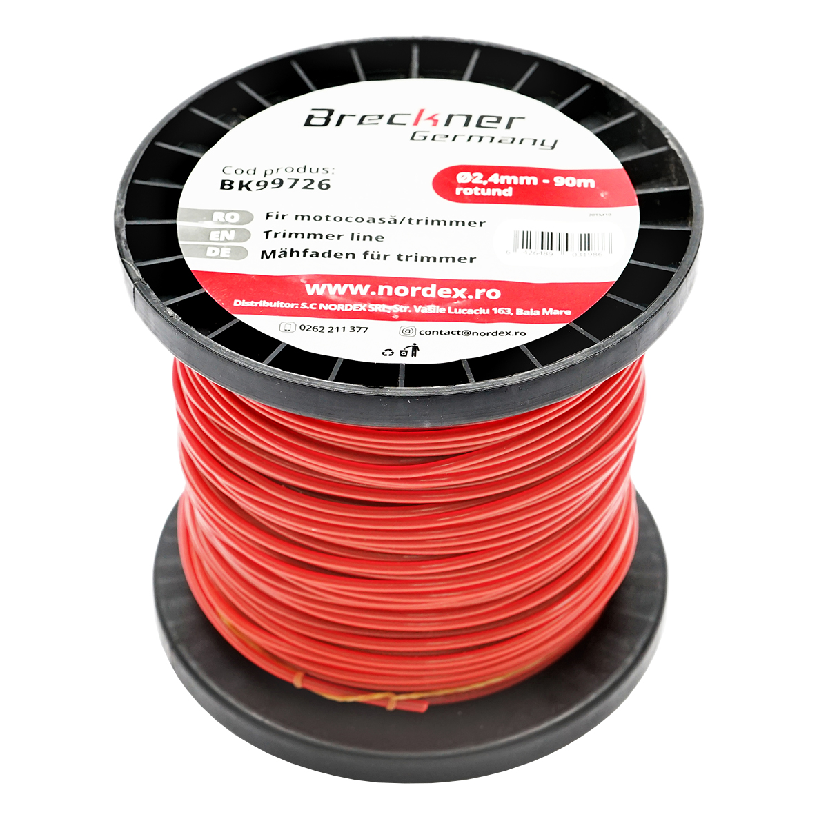 Fir rotund pentru motocoasa 2.4 mm x 90 m Breckner Germany