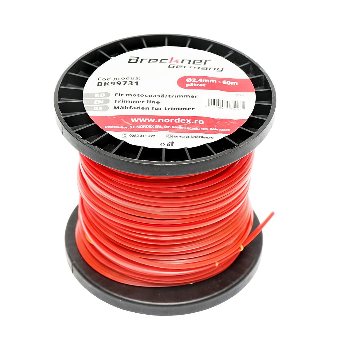 Fir patrat pentru motocoasa 2.4 mm x 60 m Breckner Germany