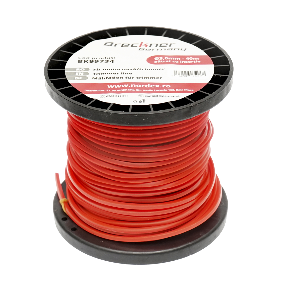 Fir patrat pentru motocoasa Breckner Germany, 3 mm x 40 m