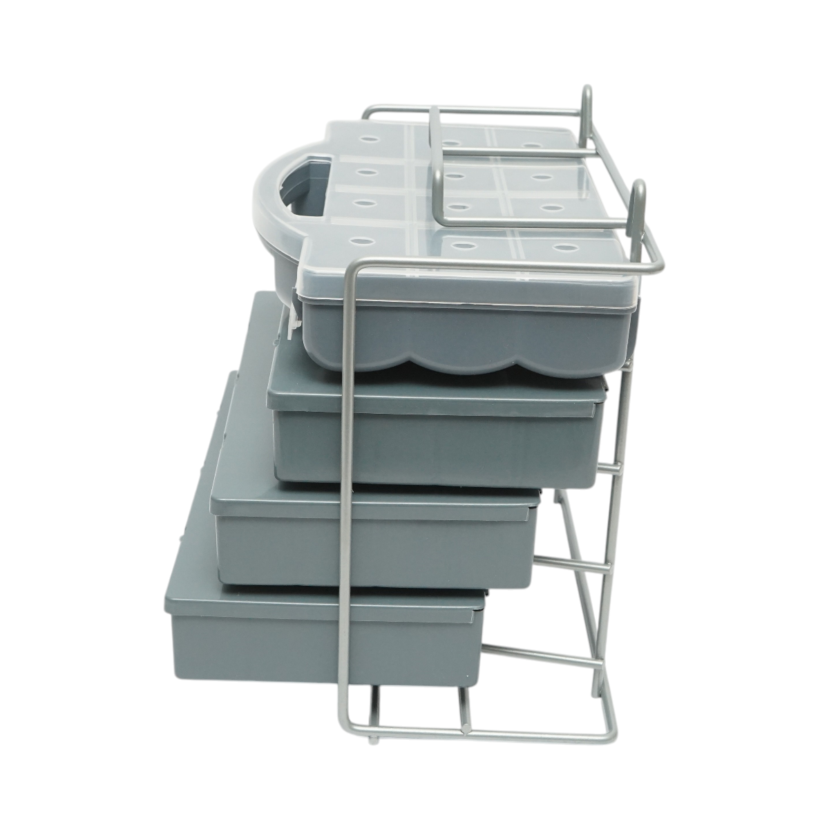 Trusa suruburi pentru lemn, metrice si inch, cu piulite si saibe, 1200 piese