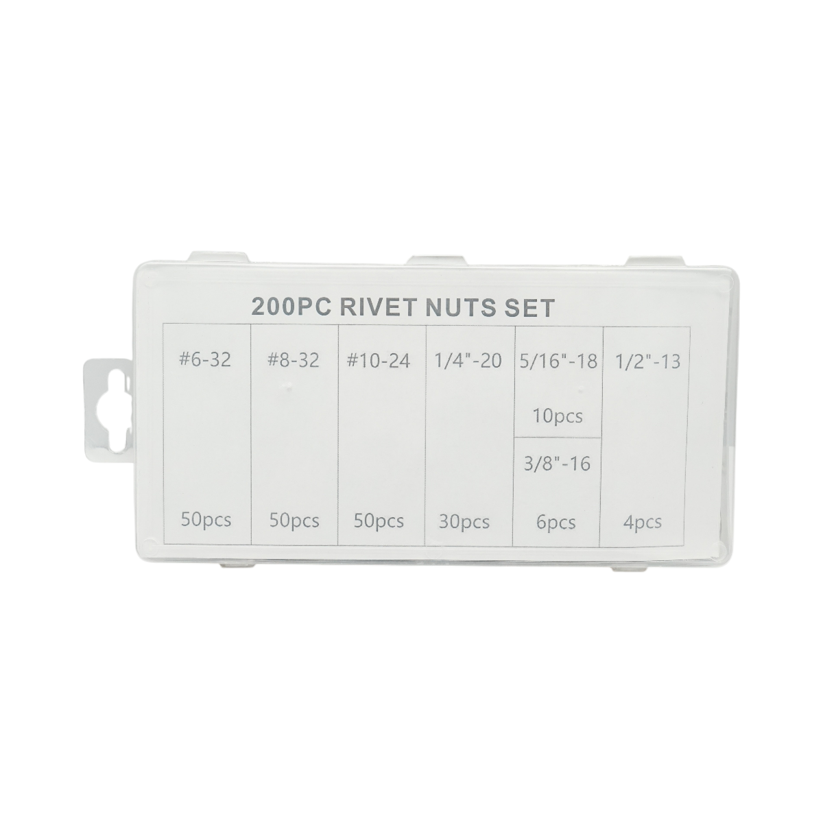 Trusa piulite nit cu guler 200 piese