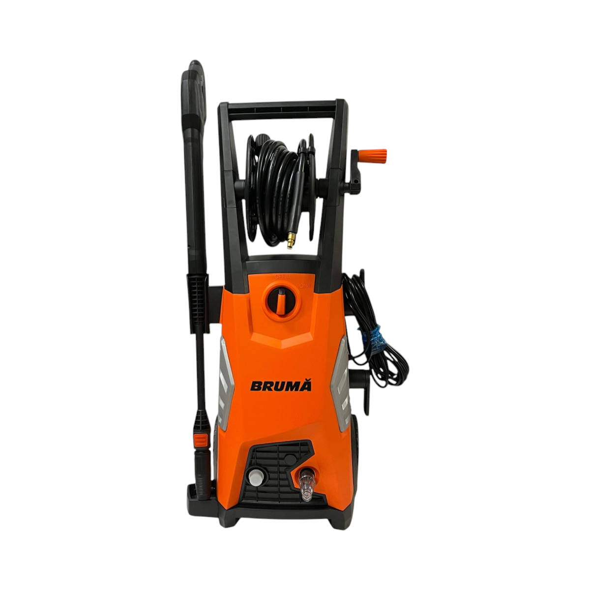 Aparat de spalat cu presiune 1.8 kW, 220 V, 50 Hz, 145 bar, debit 5.5 l/min, furtun 5 m, cablu 5 m, 11 kg, cu pistol