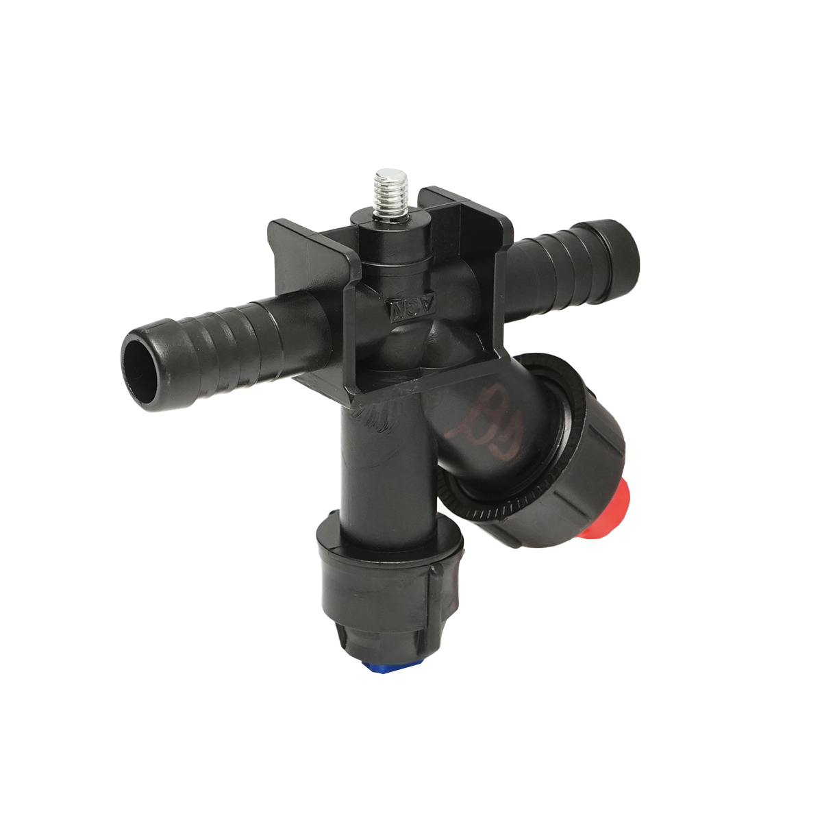 Stropitor complet intermediar cu o diuza si un picurator pentru instalatie erbicidator