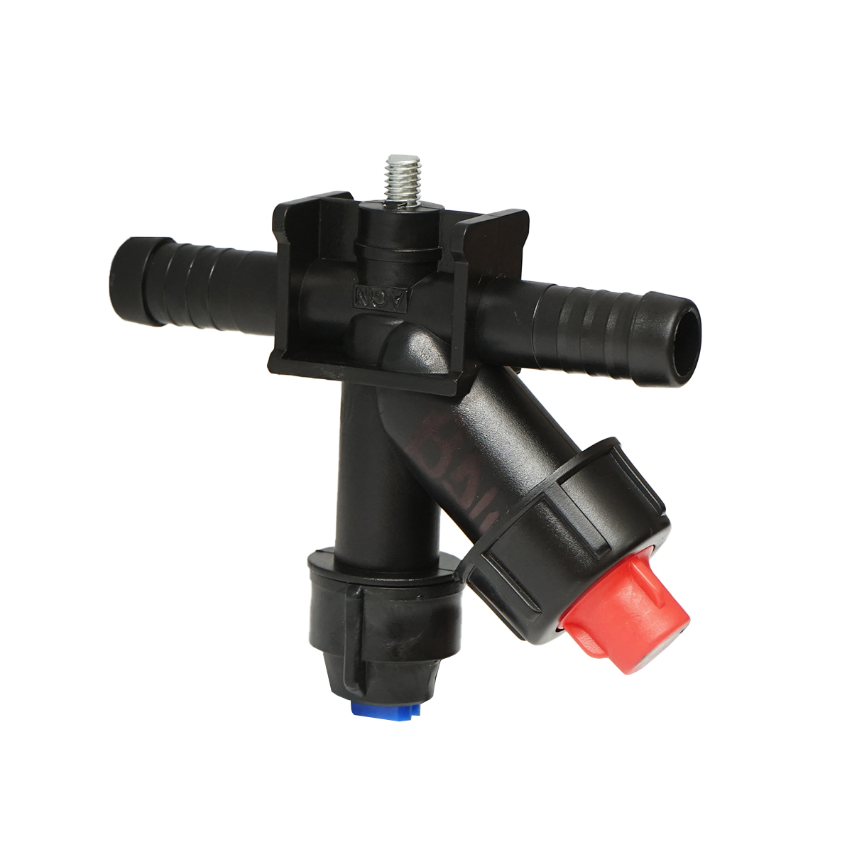 Stropitor complet intermediar cu o diuza si un picurator pentru instalatie erbicidator