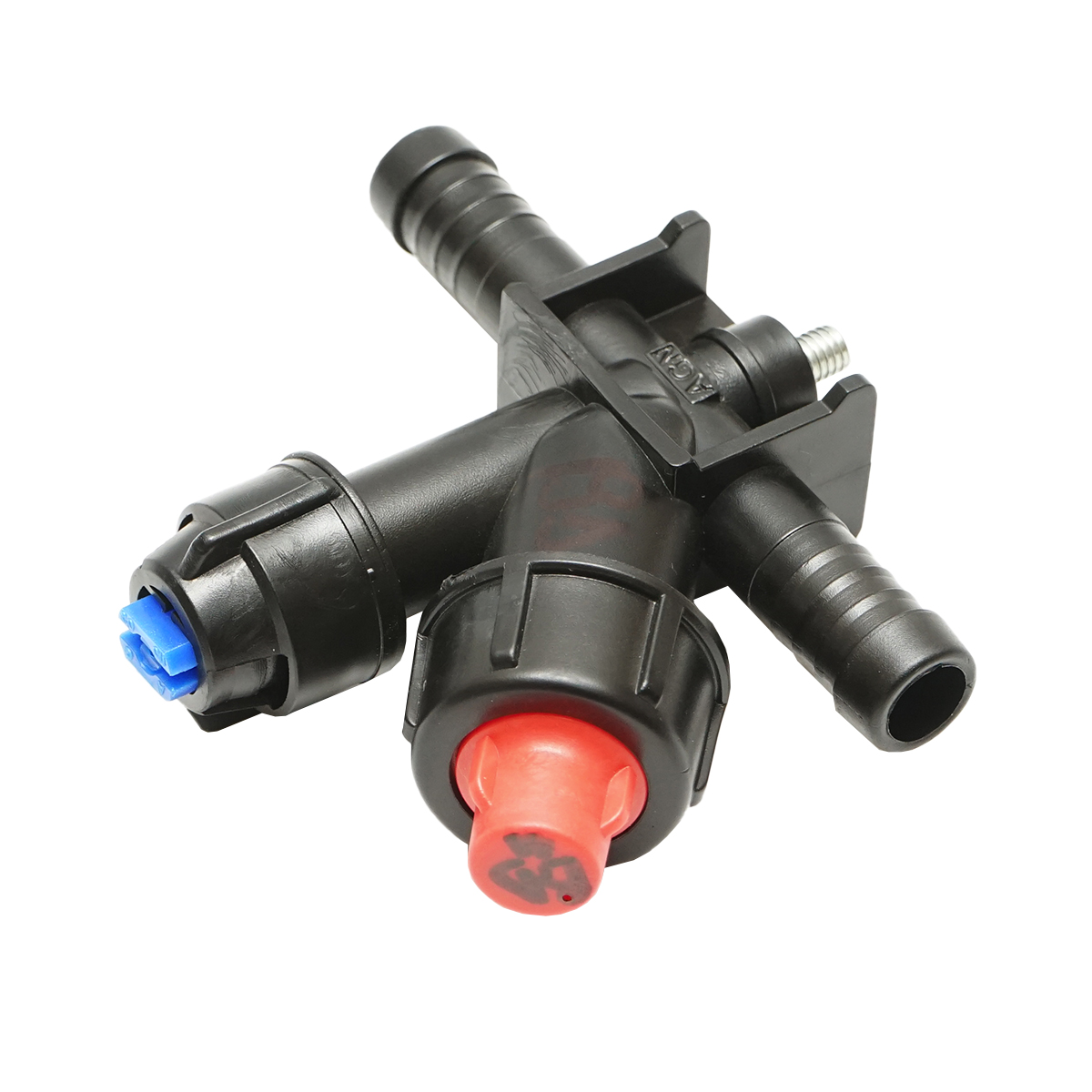 Stropitor complet intermediar cu o diuza si un picurator pentru instalatie erbicidator