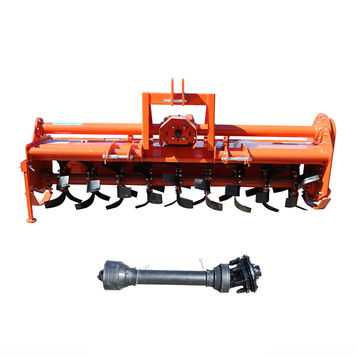 Freza agricola cu latimea de lucru 220cm, 54 cutite, prindere in 3 puncte, cardan cu ambreiaj inclus Baisan