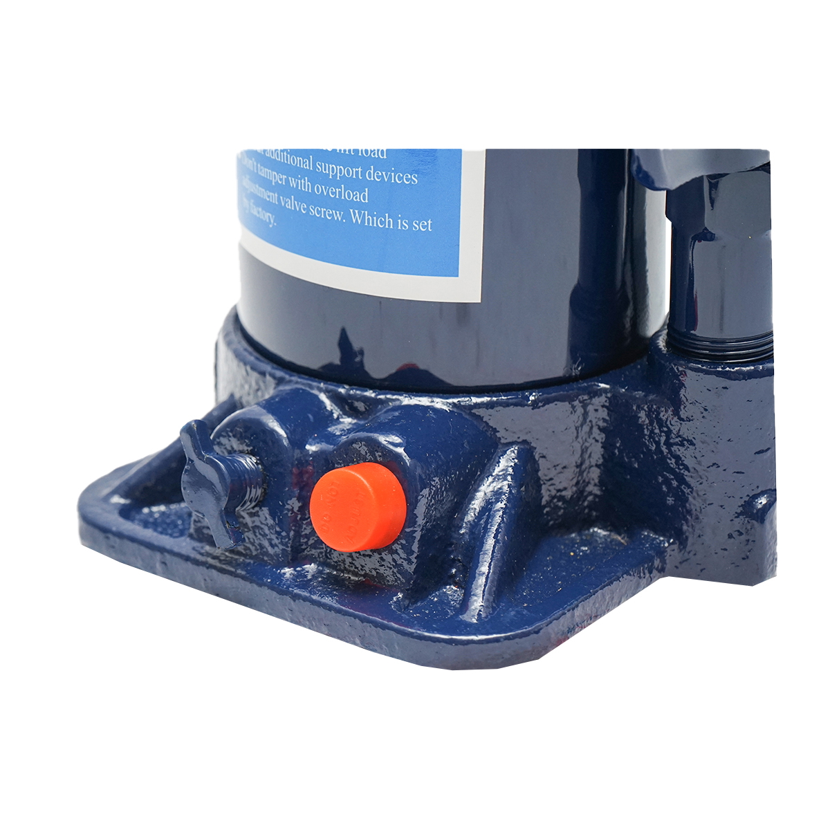 Cric hidraulic tip piston 10 T, inaltime 200-395 mm, diametru 80 mm, cap 34 mm, talpa 120/112 mm, teava 175 mm x2, greutate 2.7 kg