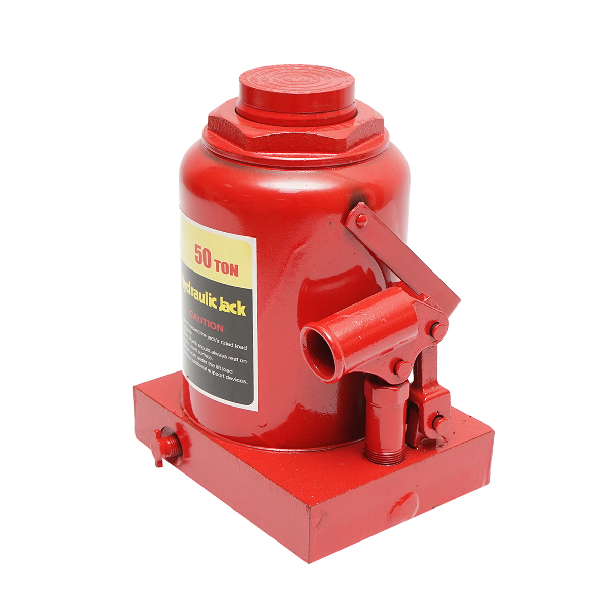 Cric hidraulic 50 tone, inaltime 250-420 mm, diametru tija 180 mm, baza 85x60x45 mm